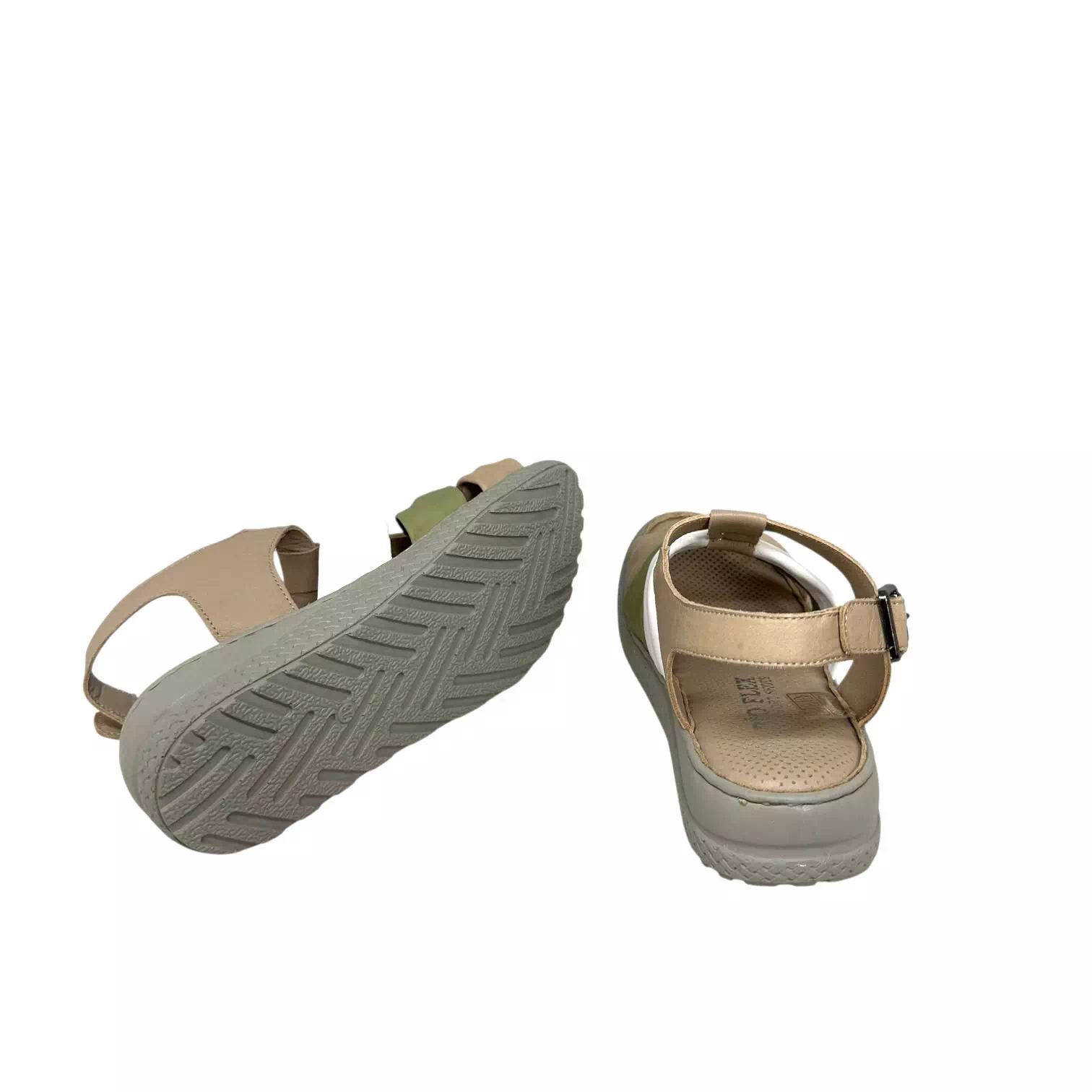 Sandale Dogati bej combinat