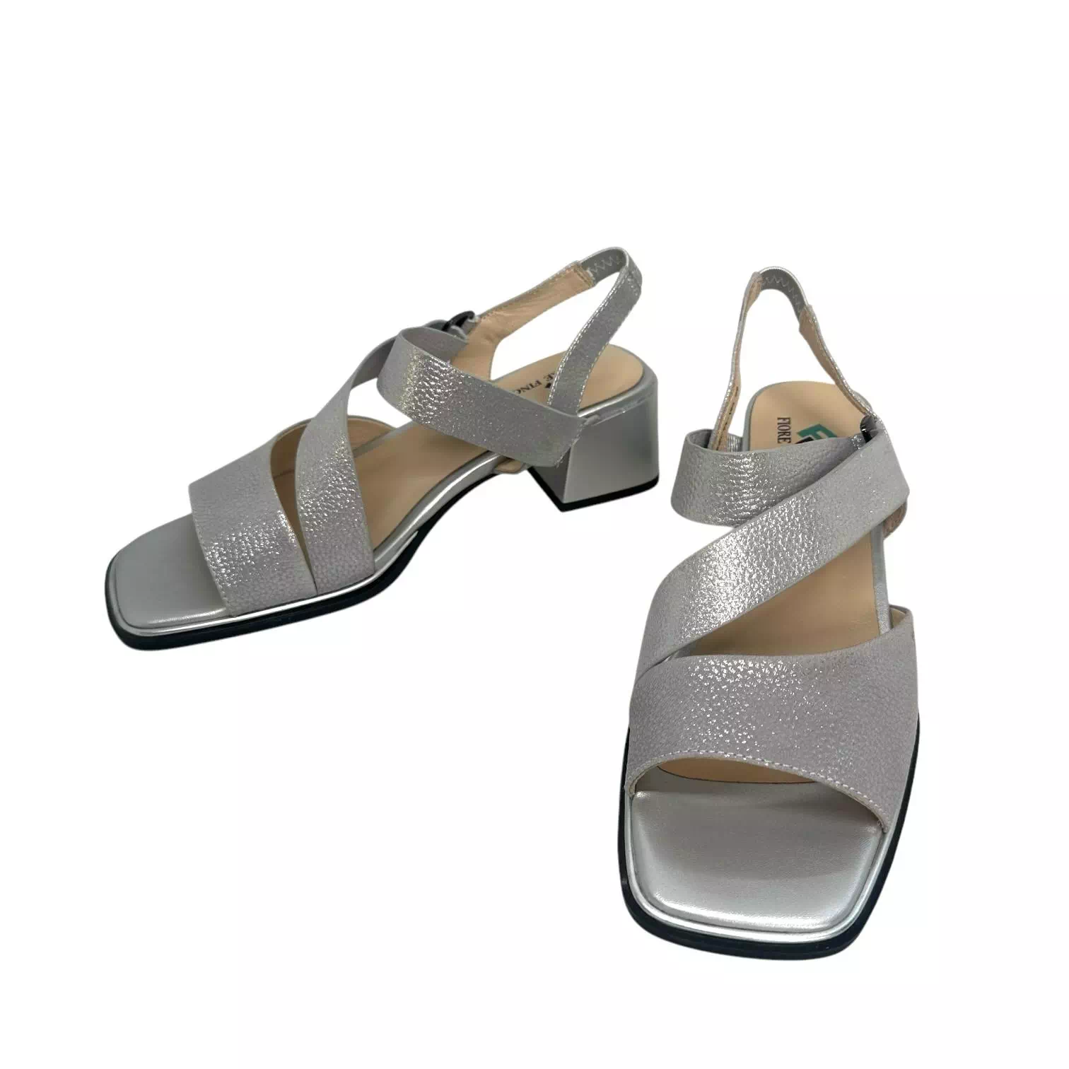 Sandale Fiore Fino gri perlat