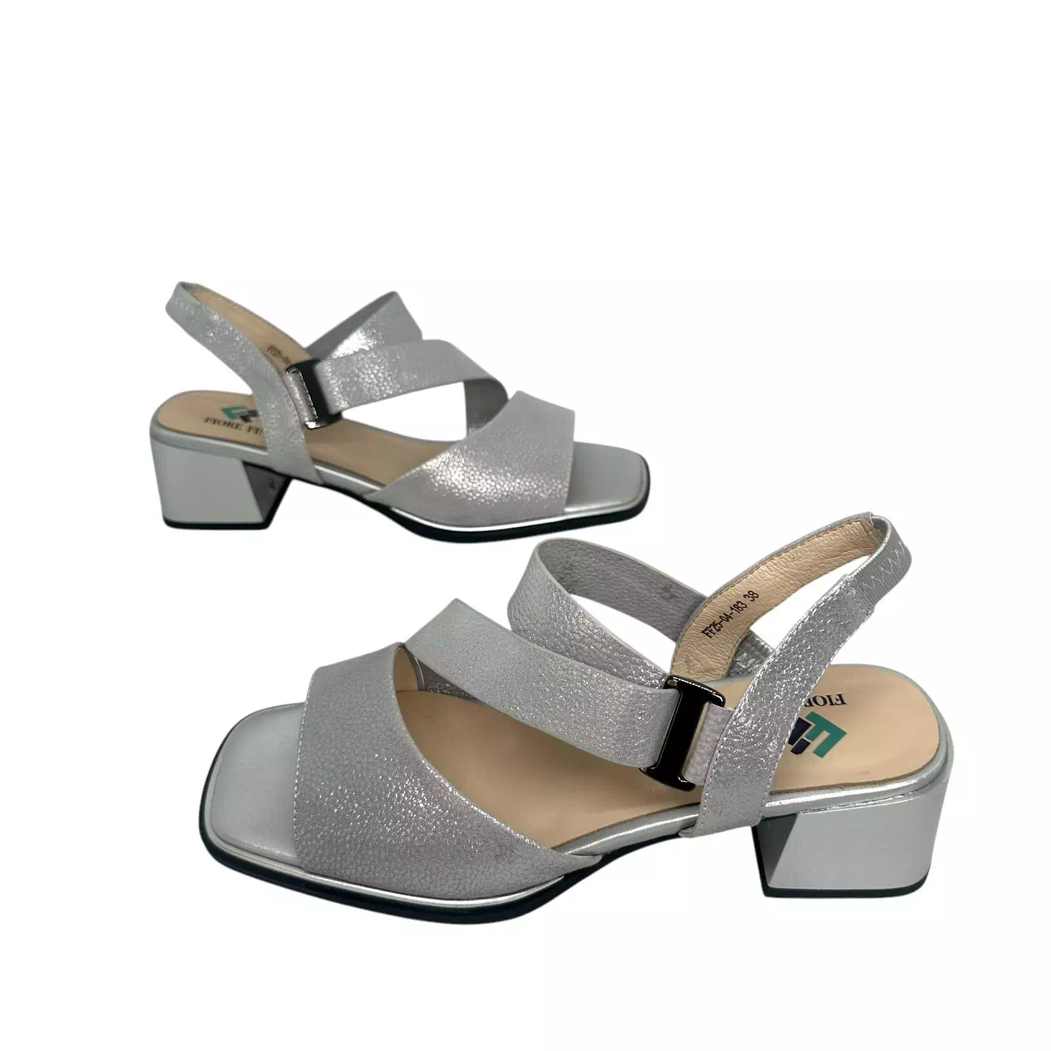 Sandale Fiore Fino gri perlat