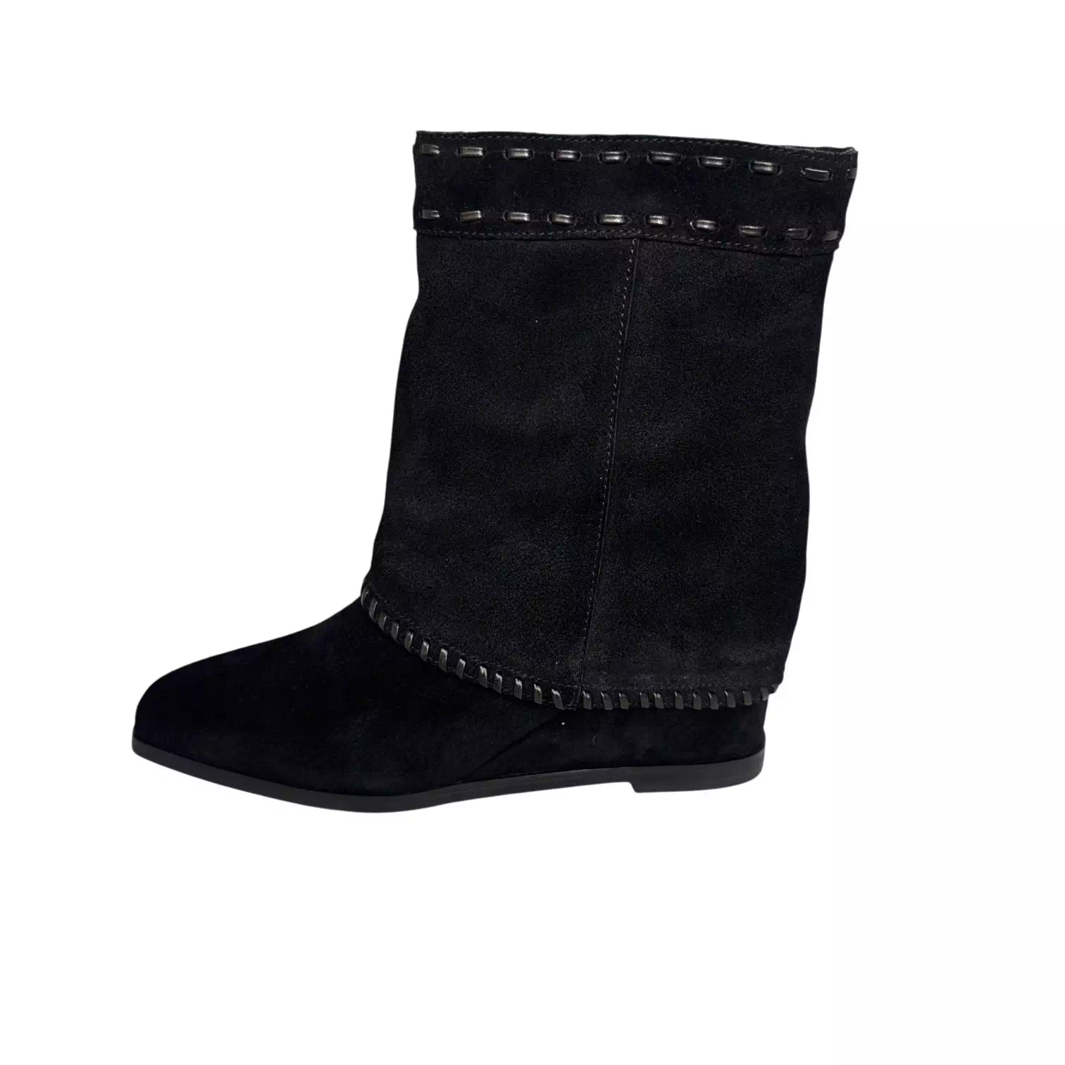 Cizme Fiore Fino negre cu pelerina