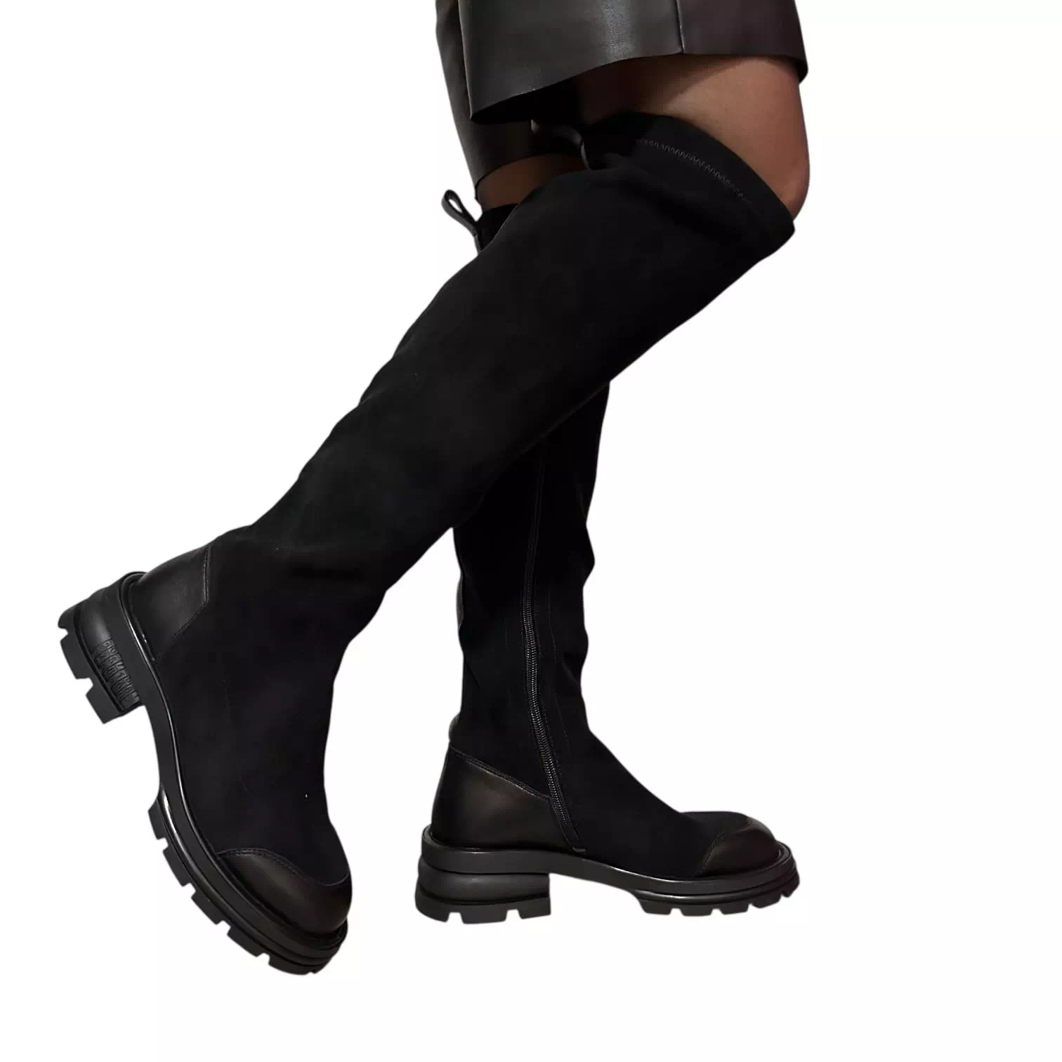 Cizme Fiore Fino negre lungi