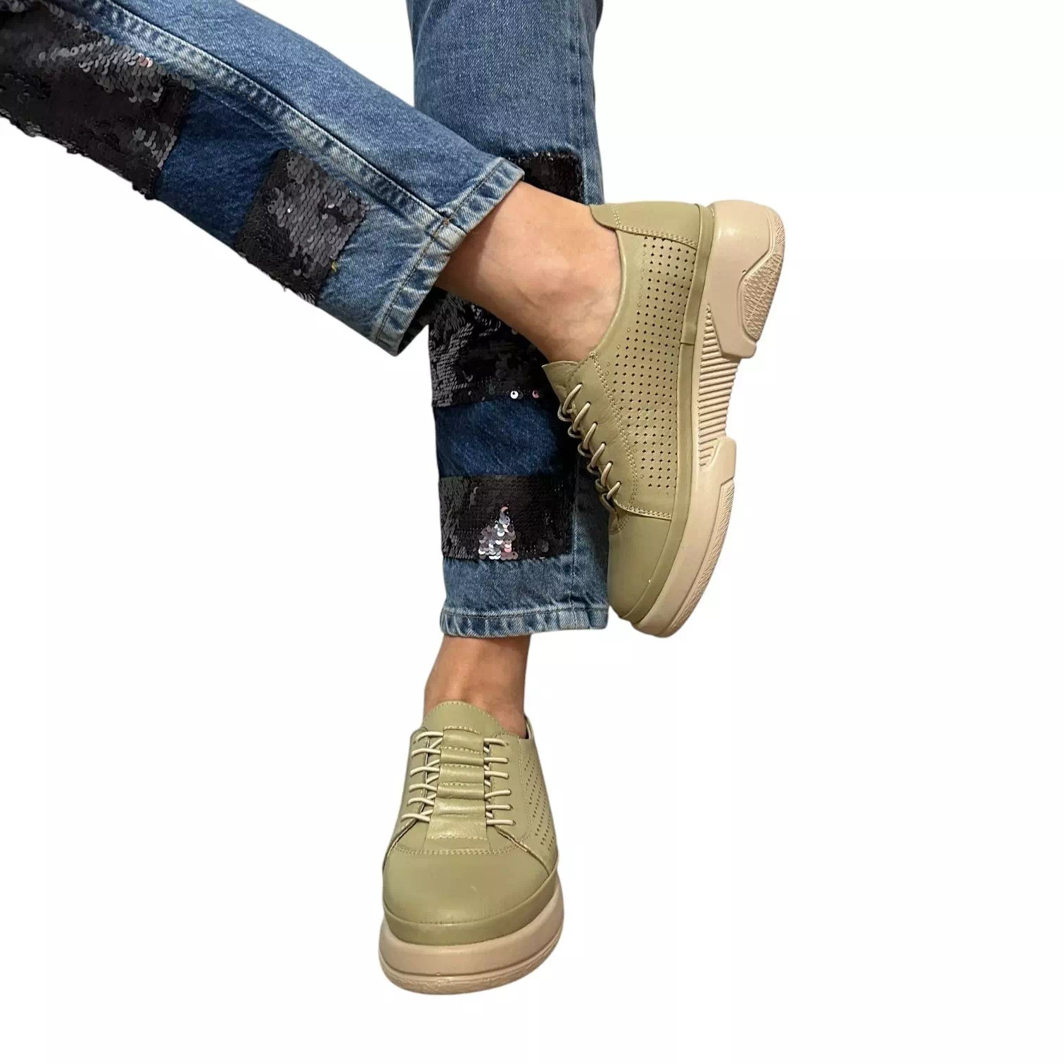 Pantofi Dogati verzi