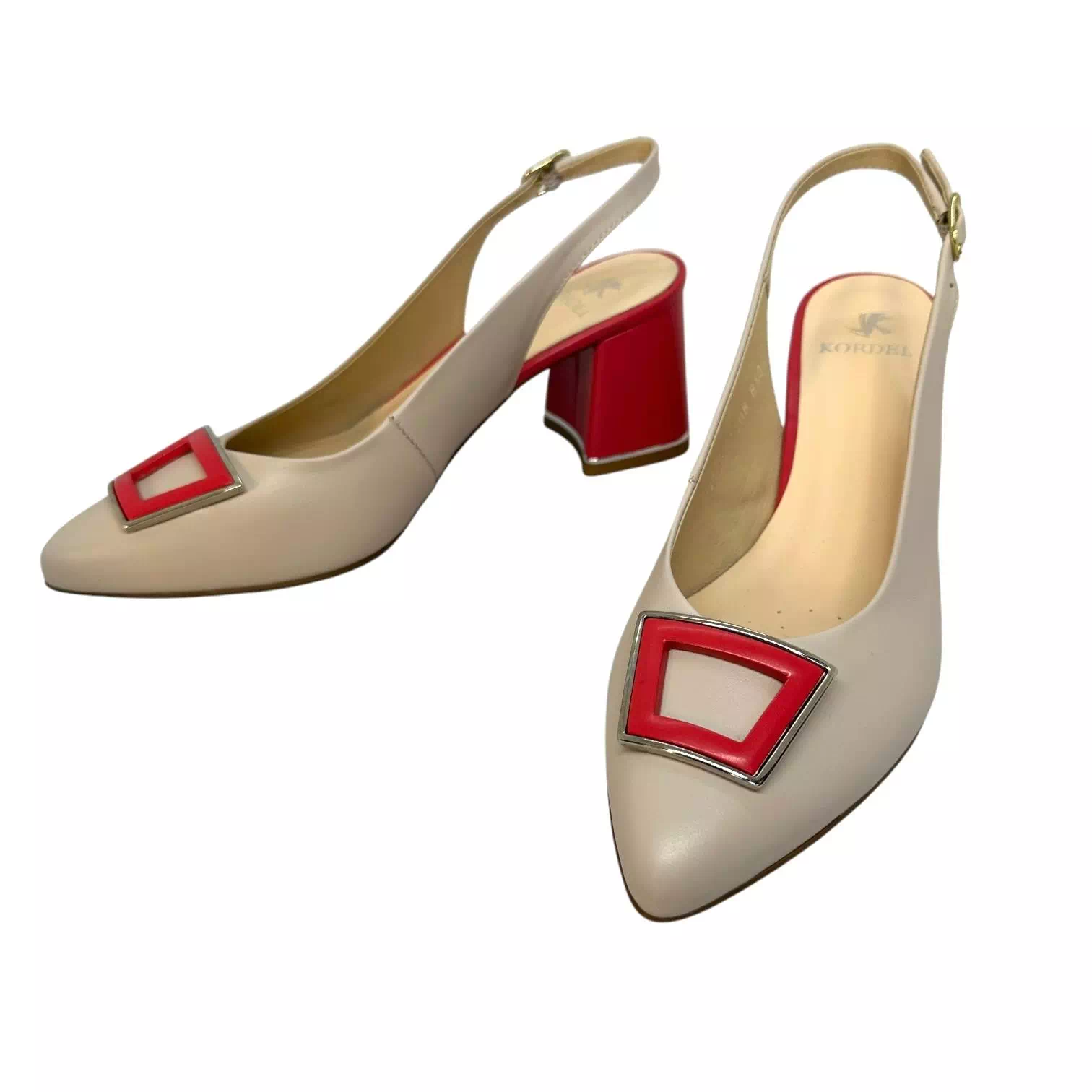Pantofi decupati Kordel bej