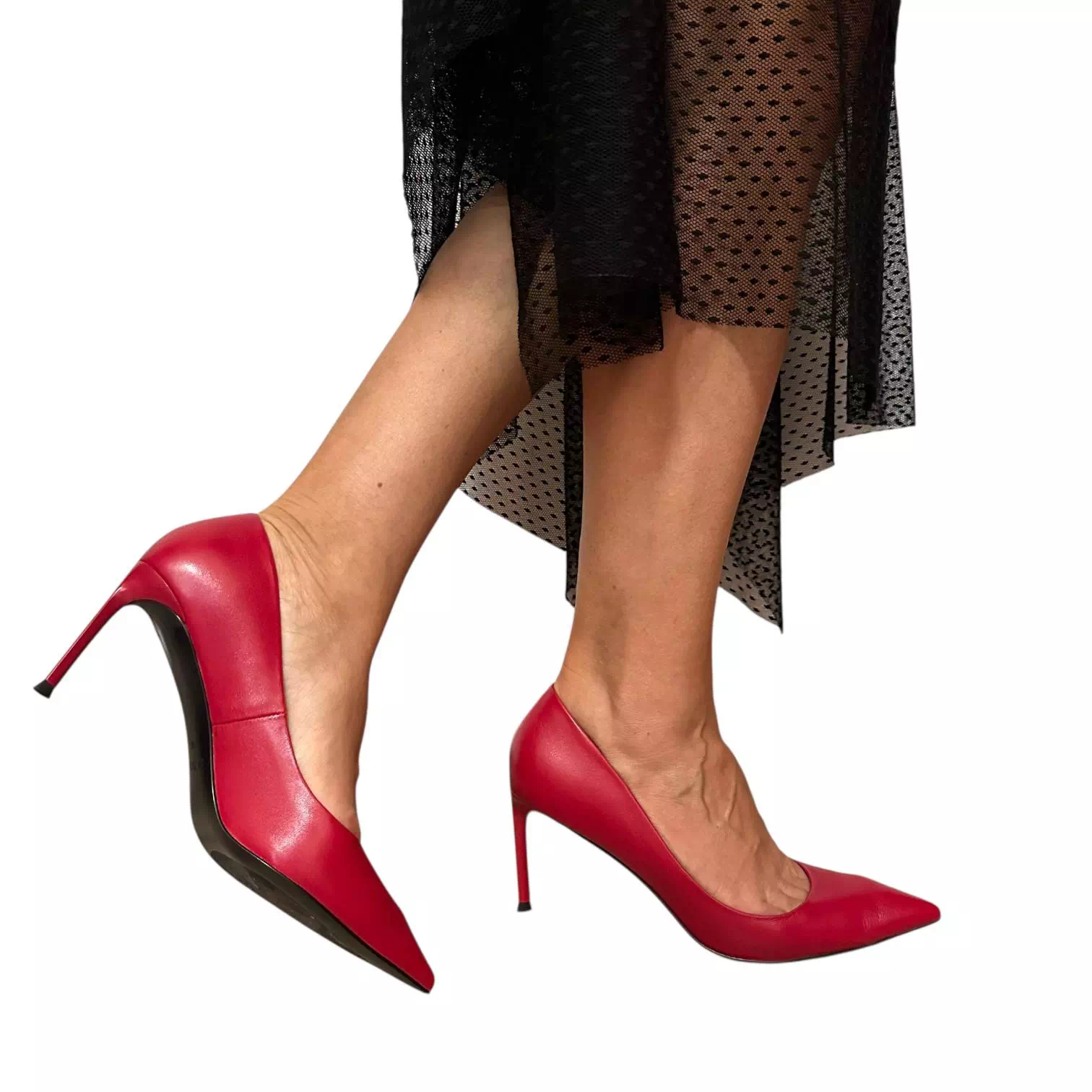 Pantofi stileto Scado rosii