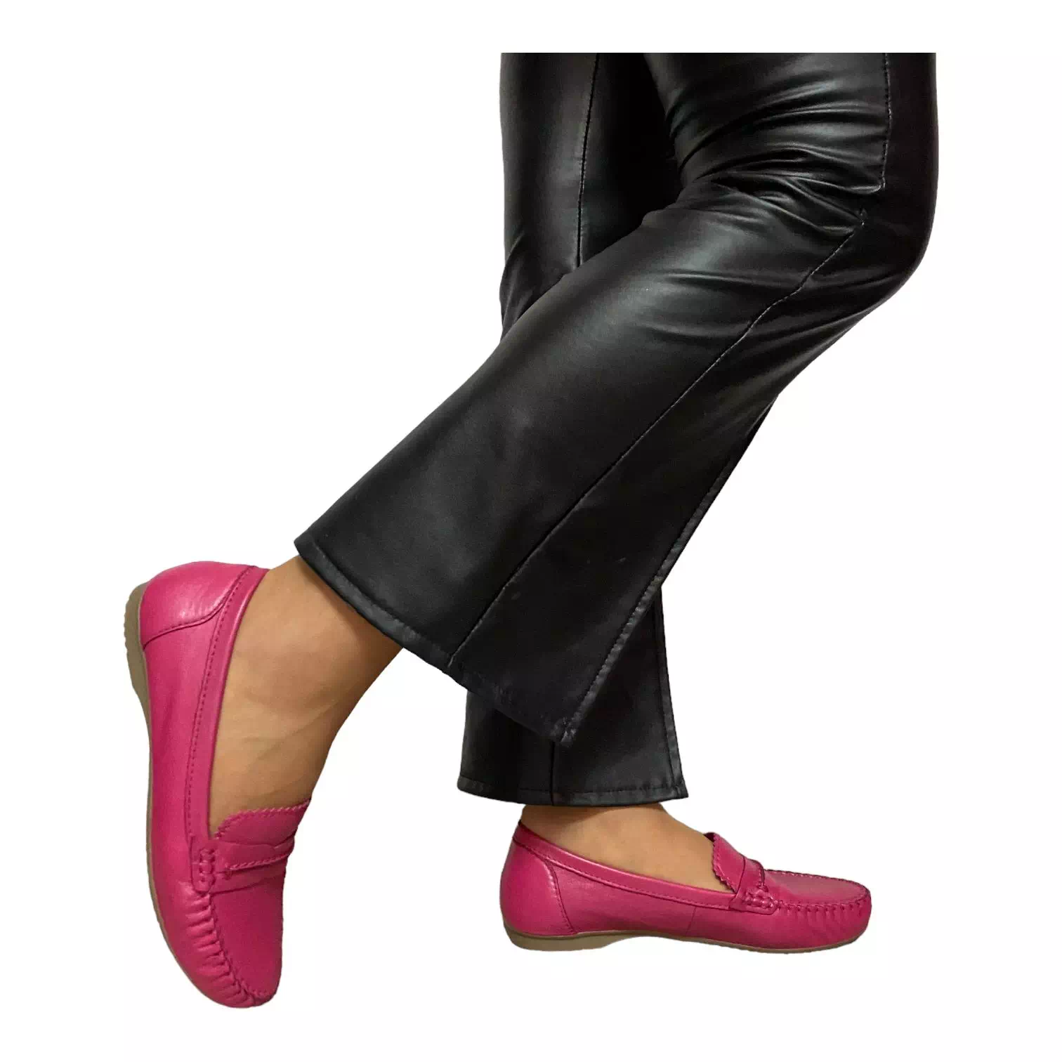 Pantofi Marco Tozzi roz cu detalii