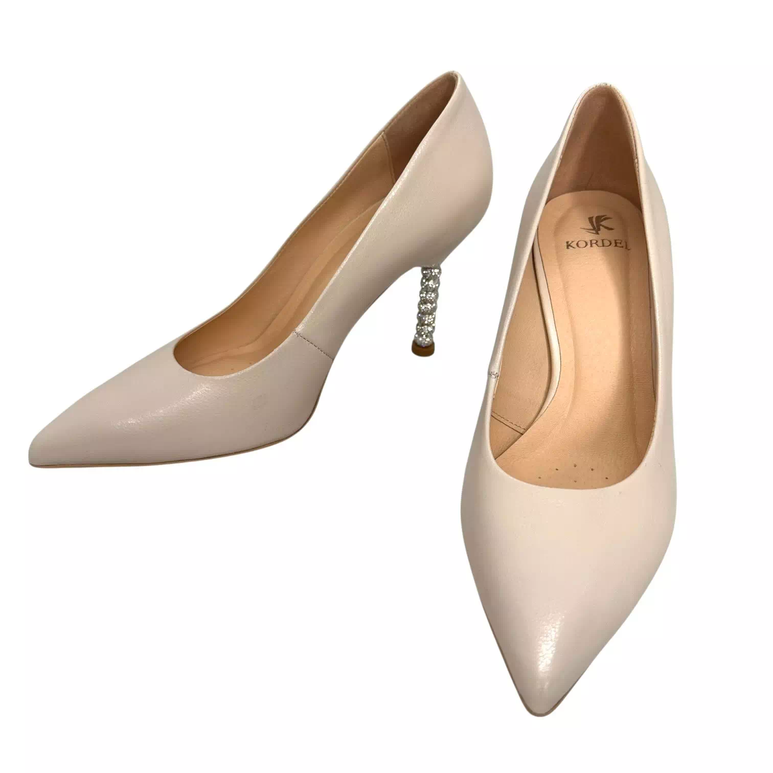 Pantofi Kordel stileto crem