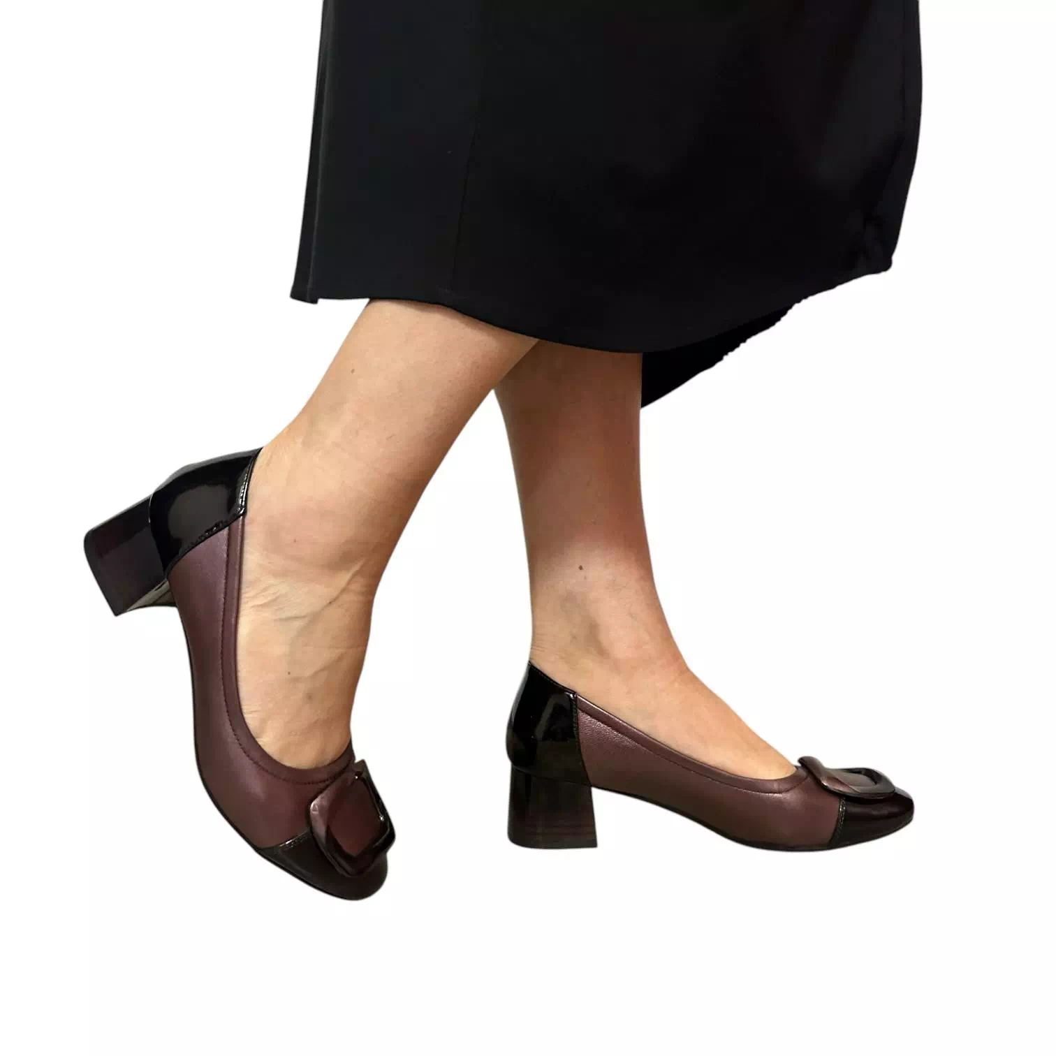 Pantofi Karisma bordo