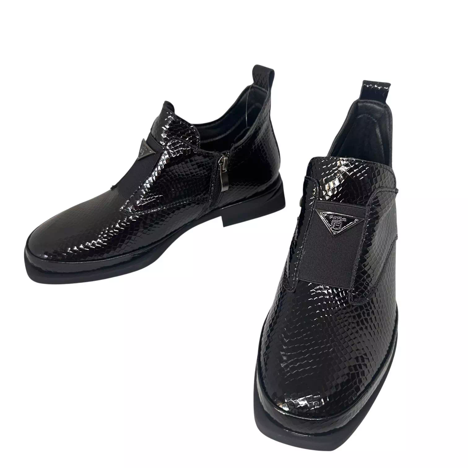 Ghete Filippo negre cu presaj