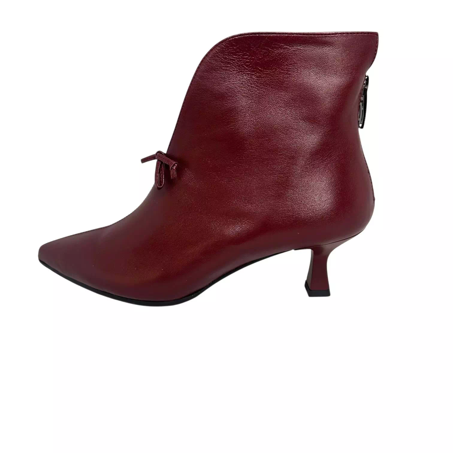 Ghete Kordel bordo cu fermoar la spate