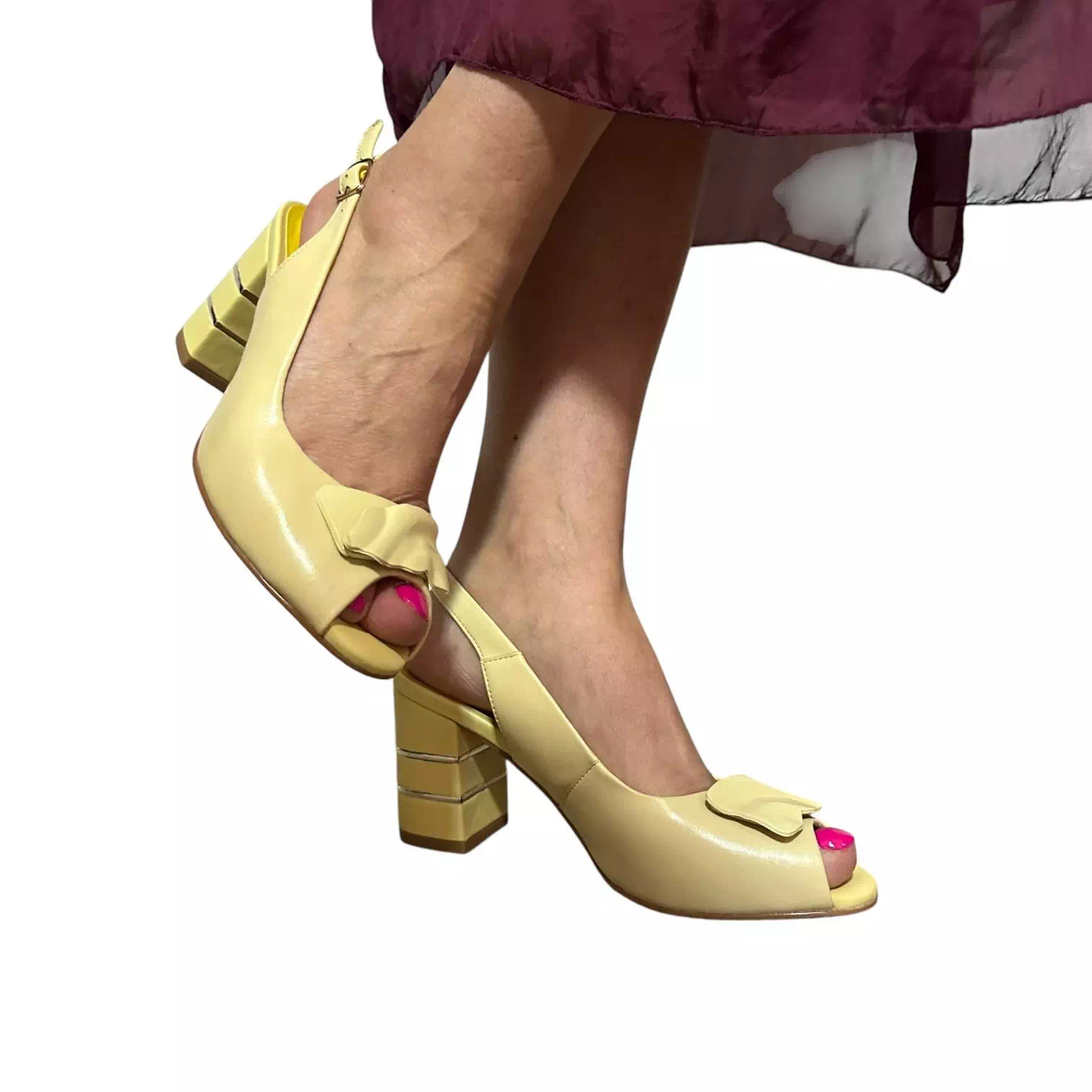 Sandale Feeling galbene