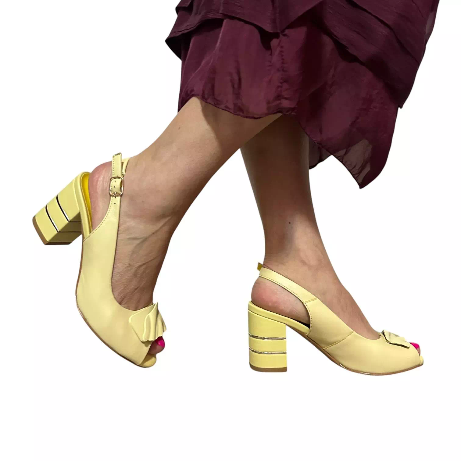 Sandale Feeling galbene