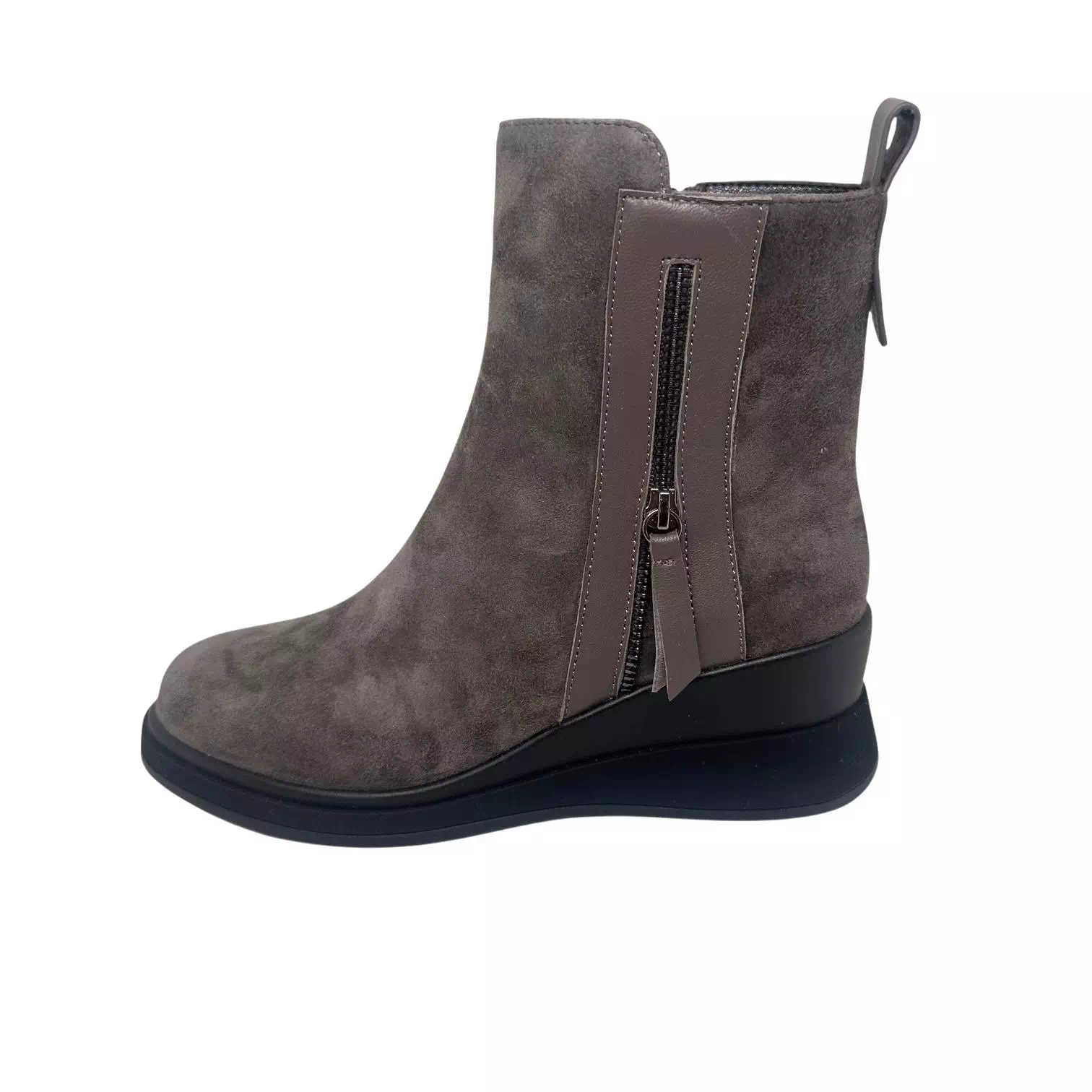 Ghete Fiore Fino gri cu platforma