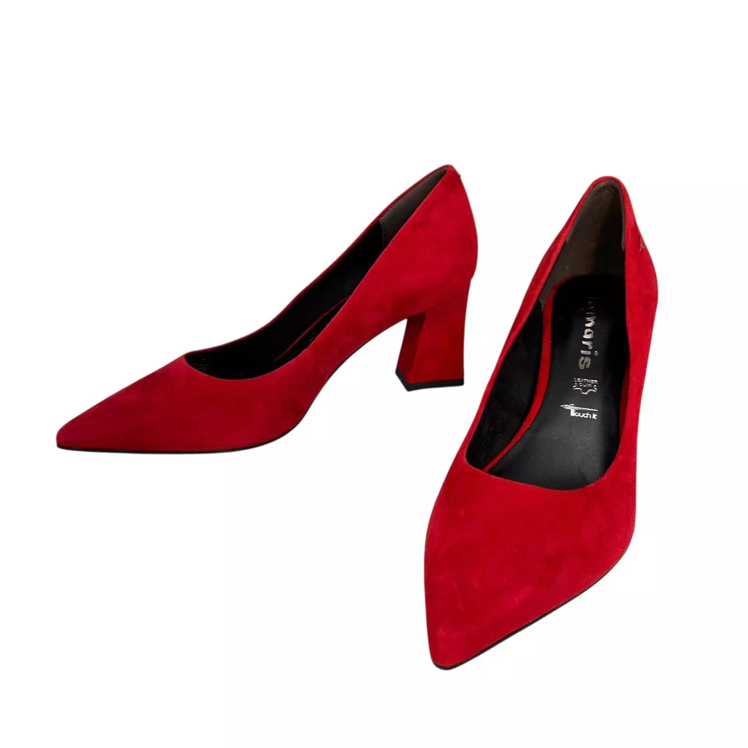 Pantofi Tamaris stiletto rosii