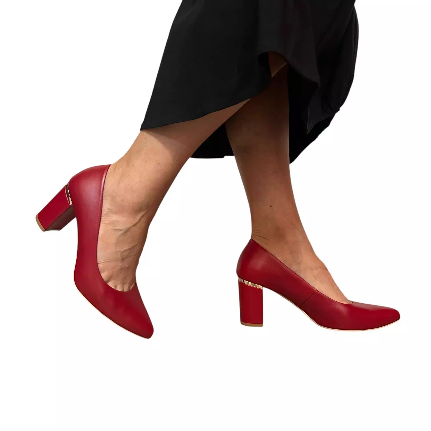 Pantofi Kordel rosii