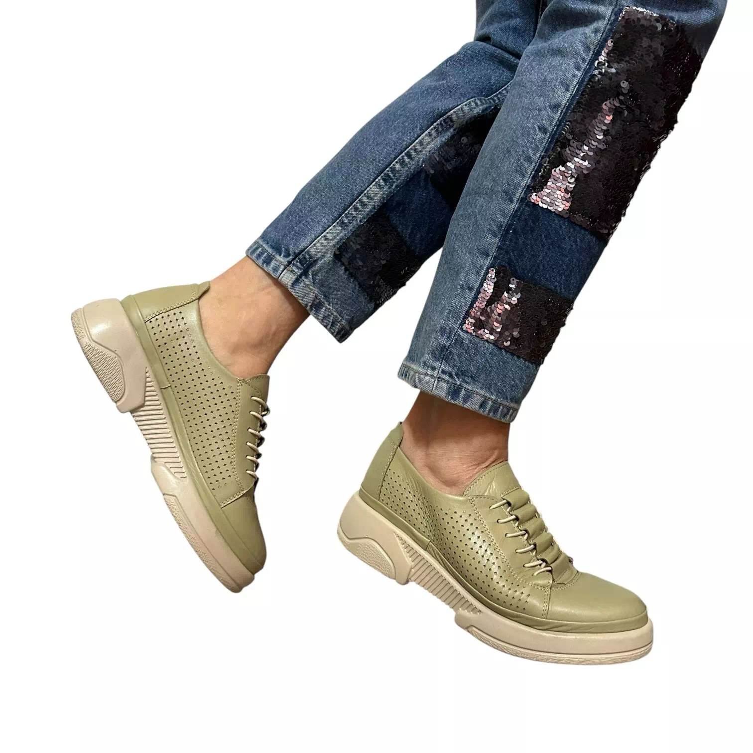 Pantofi Dogati verzi