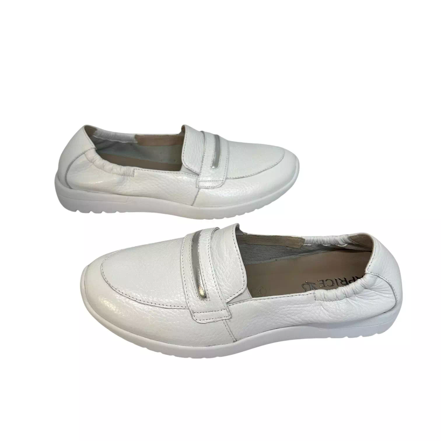 Pantofi Caprice albi