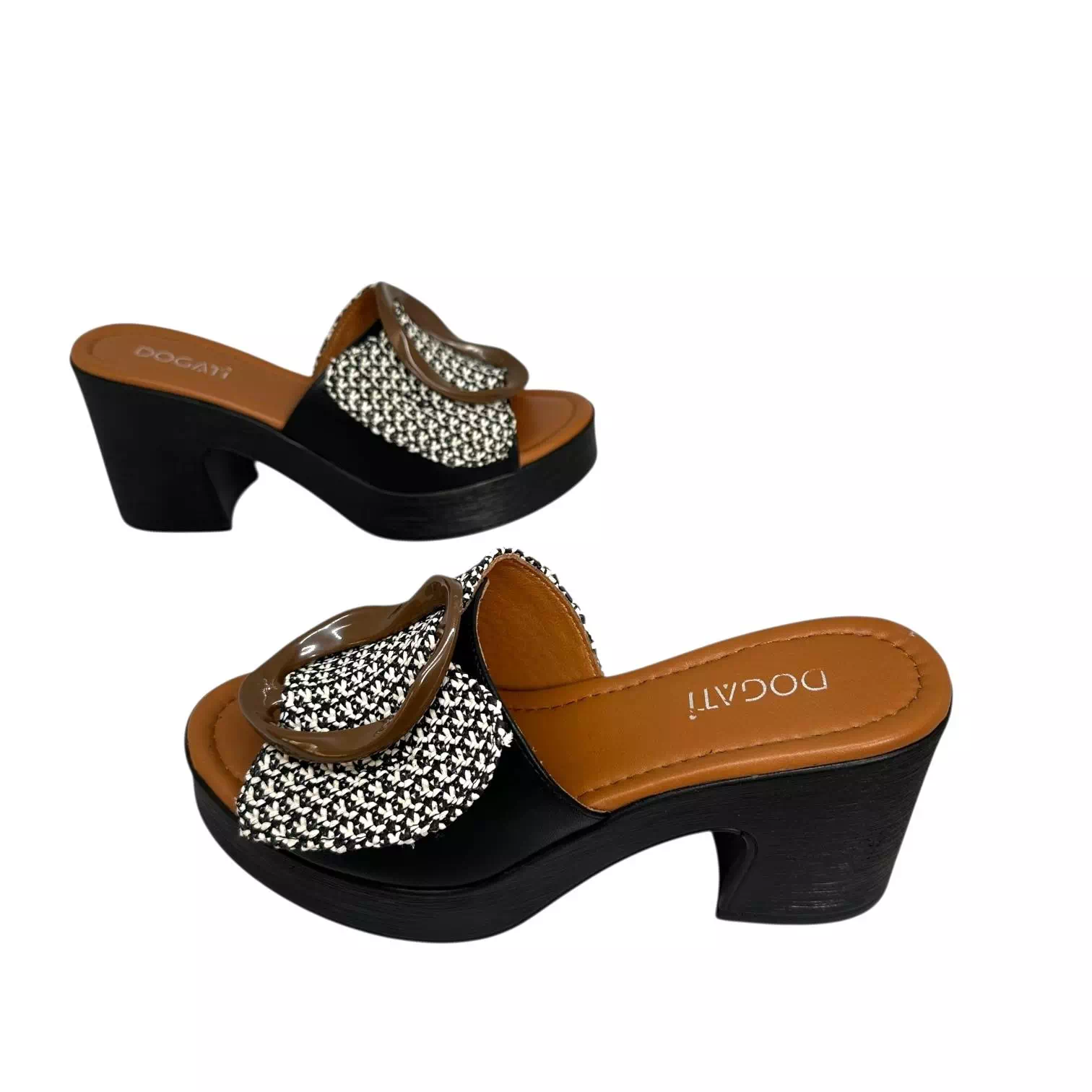 Saboti Dogati negri cu accesoriu