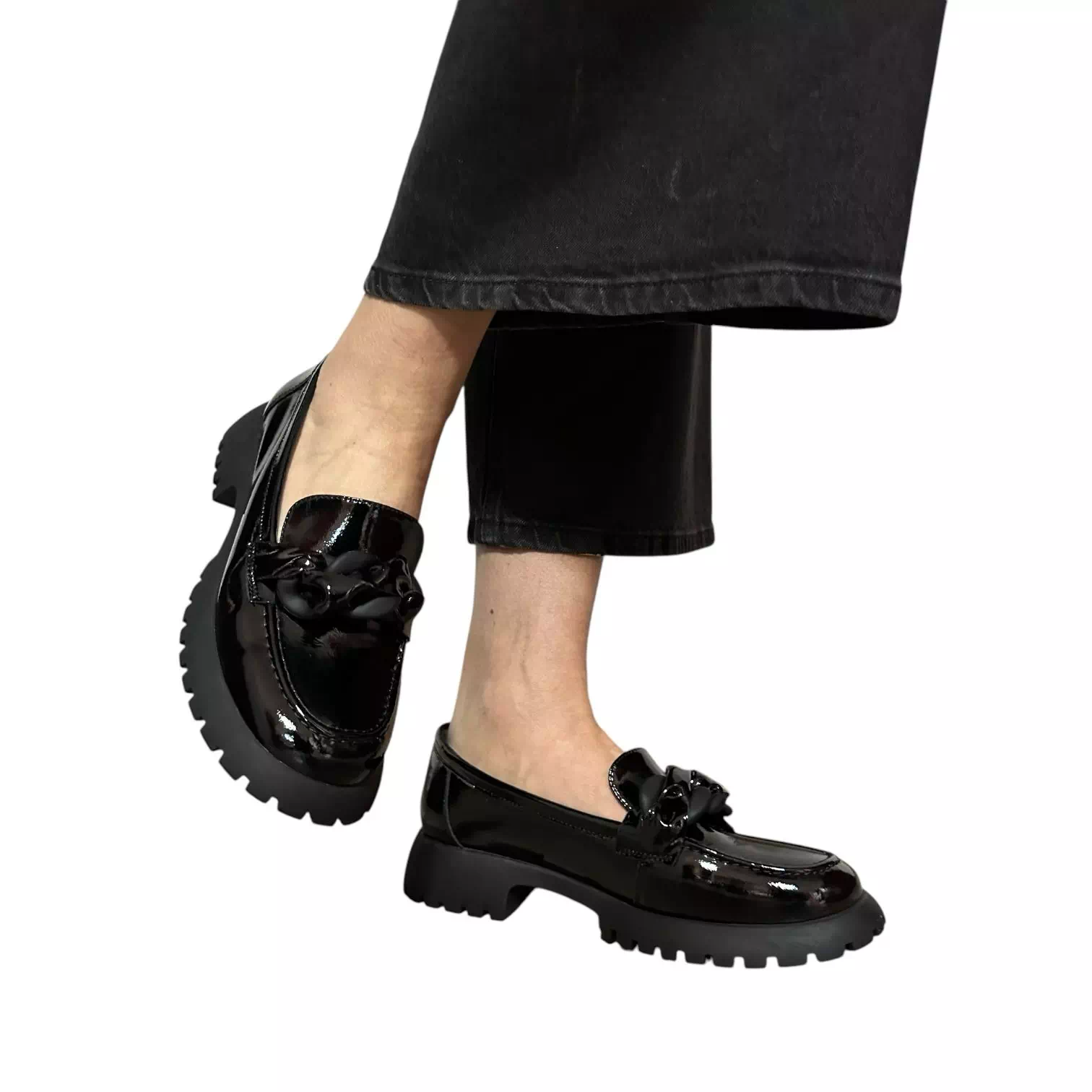 Pantofi Pass Collection negri