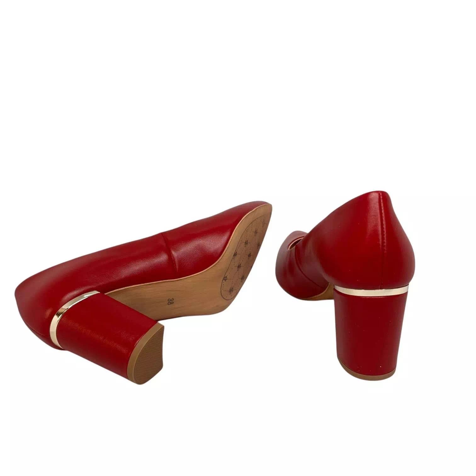 Pantofi Kordel rosii