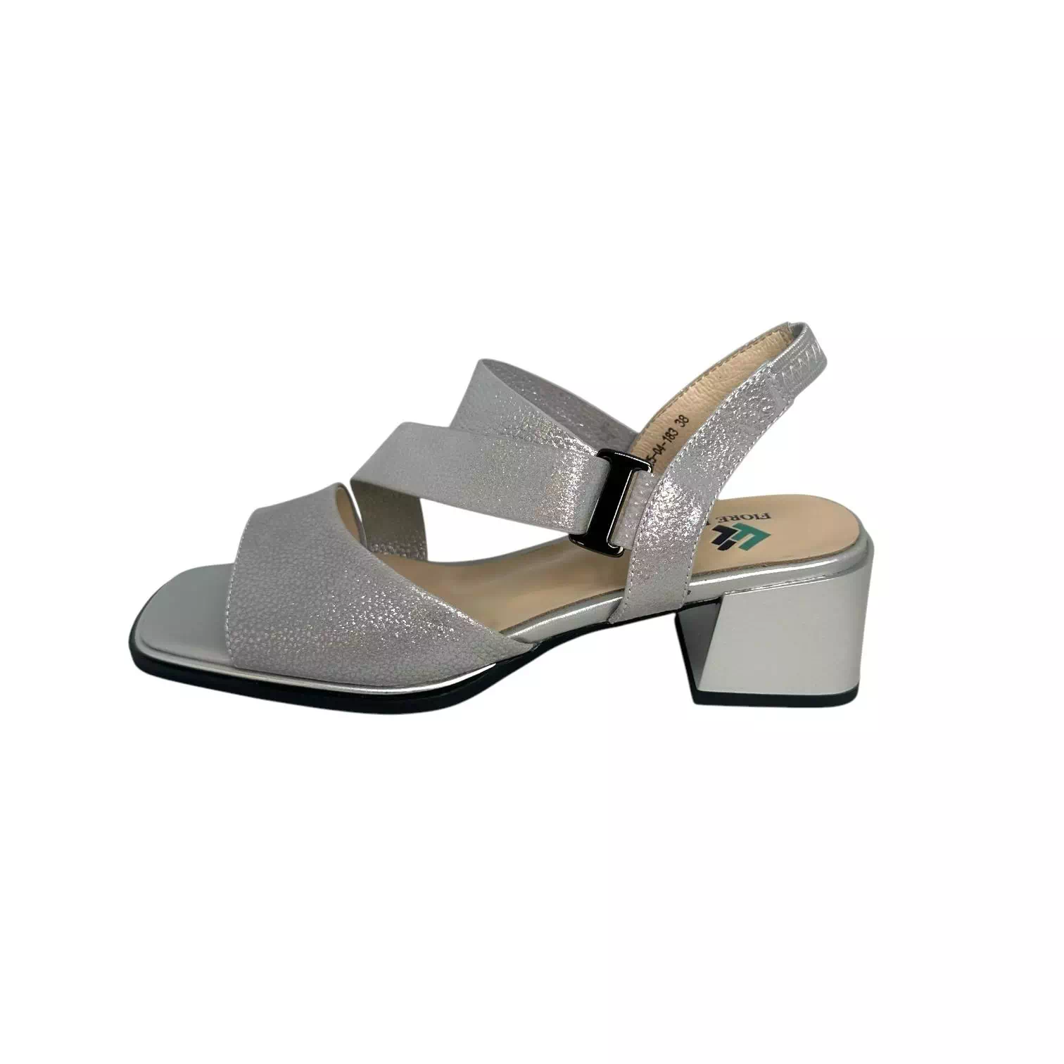 Sandale Fiore Fino gri perlat