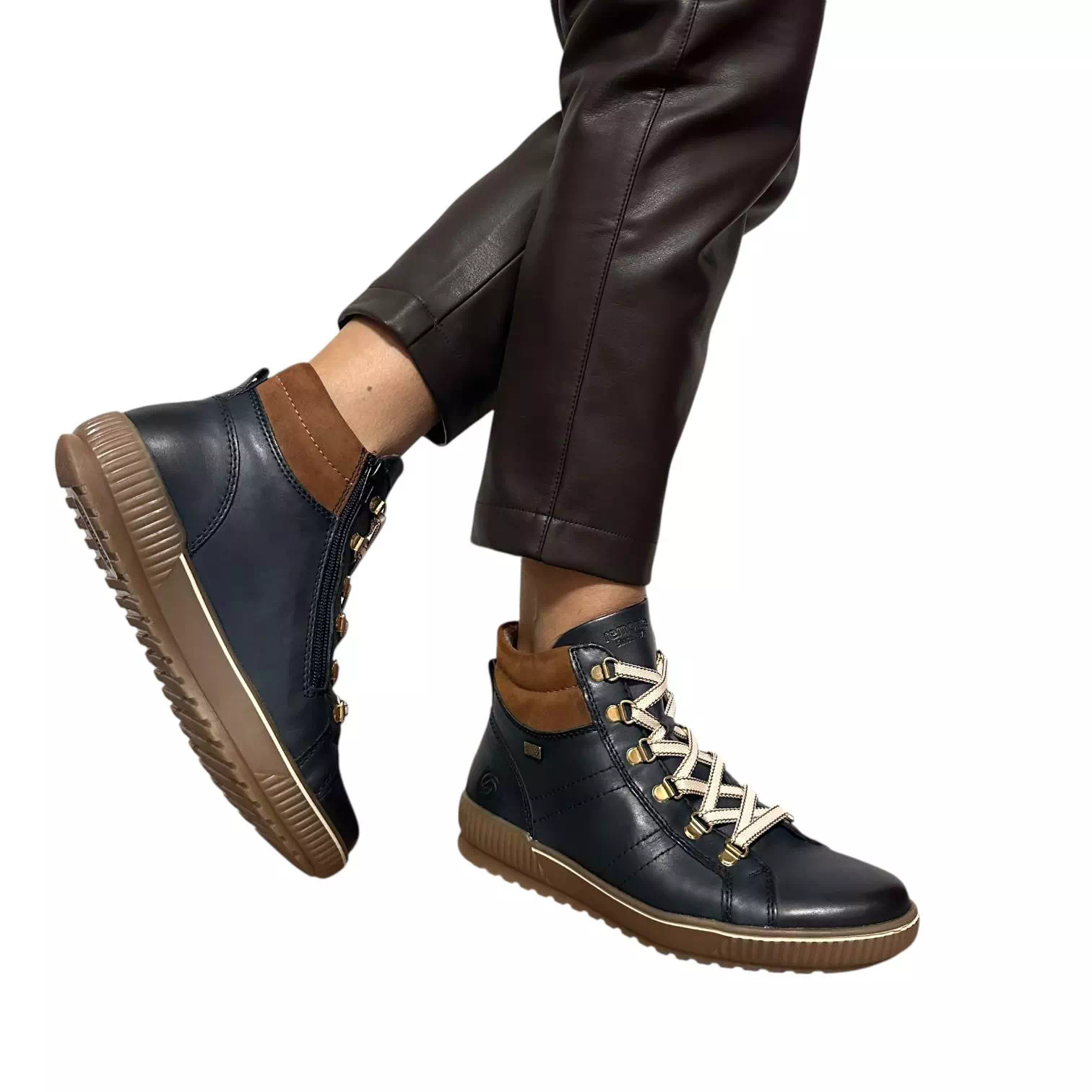 Ghete Remonte bleumarin cu Tex