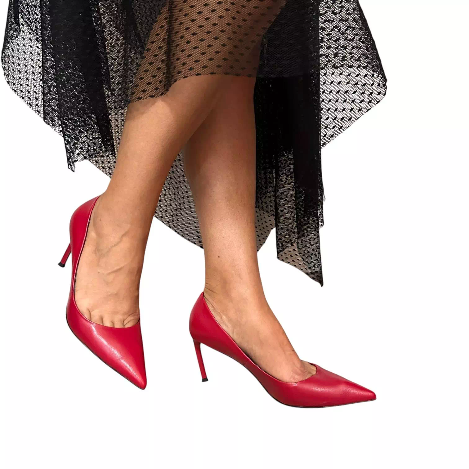 Pantofi stileto Scado rosii