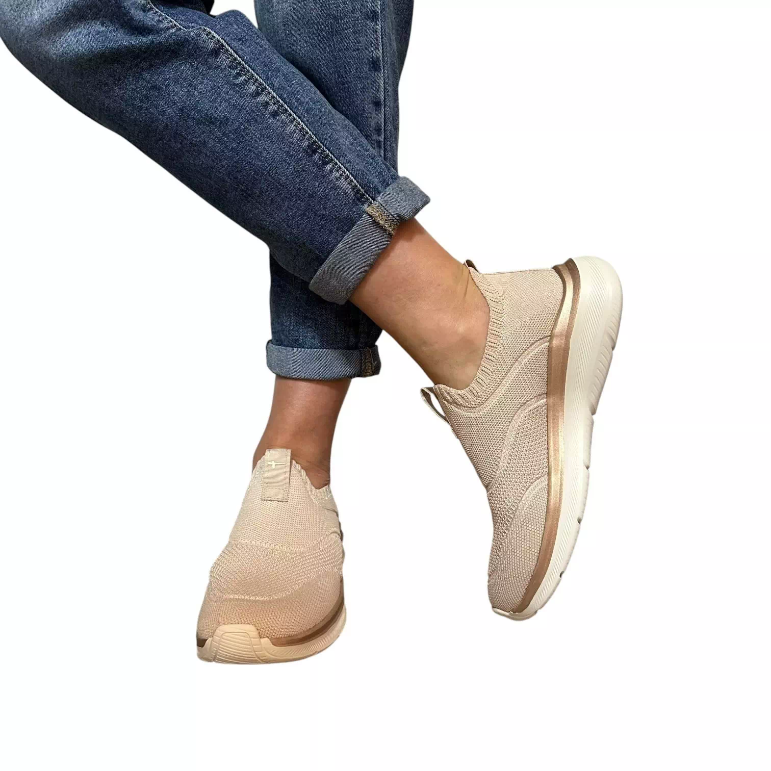 Pantofi Tamaris confort bej