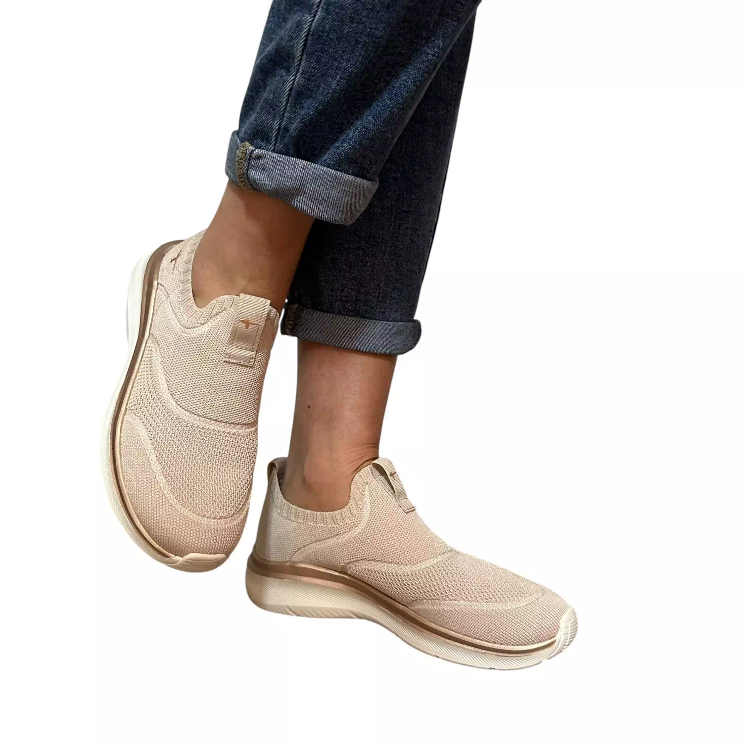 Pantofi Tamaris confort bej