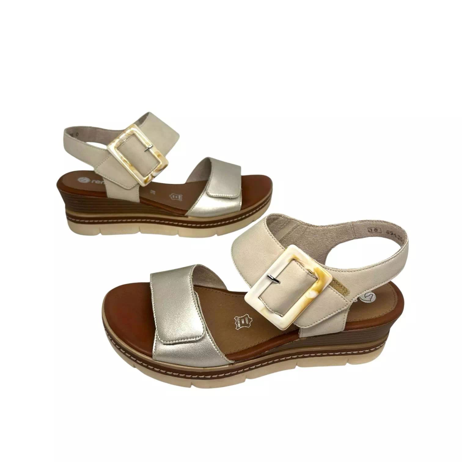 Sandale Remonte bej combinat