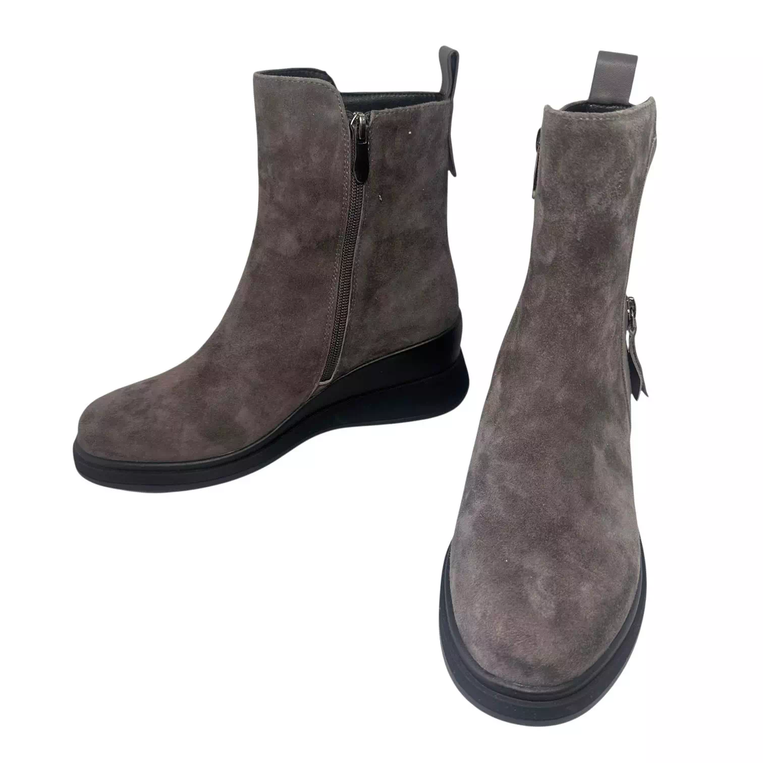 Ghete Fiore Fino gri cu platforma