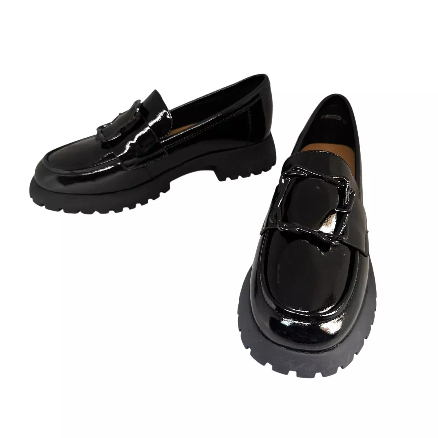 Pantofi Pass Collection negri cu catarama