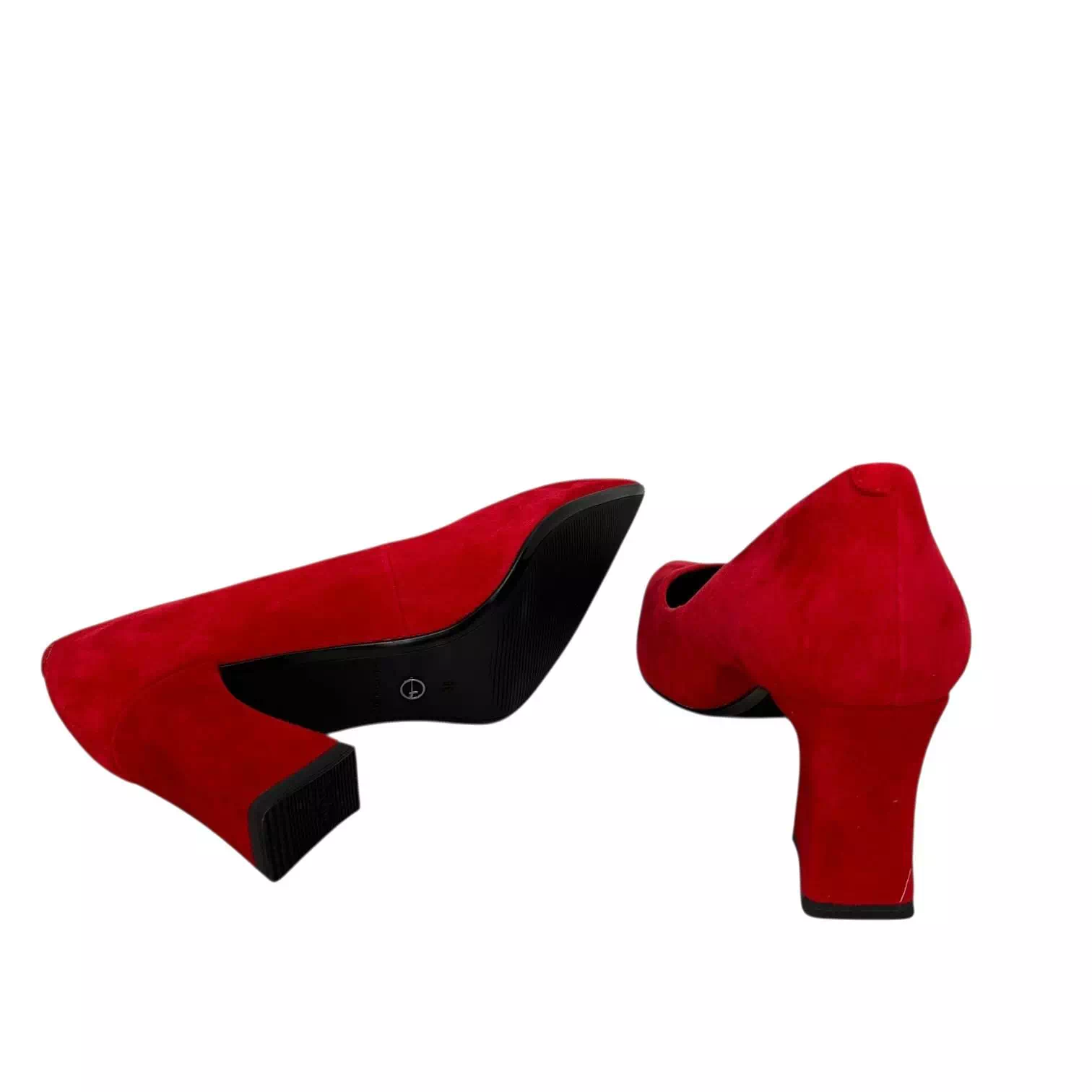 Pantofi Tamaris stiletto rosii