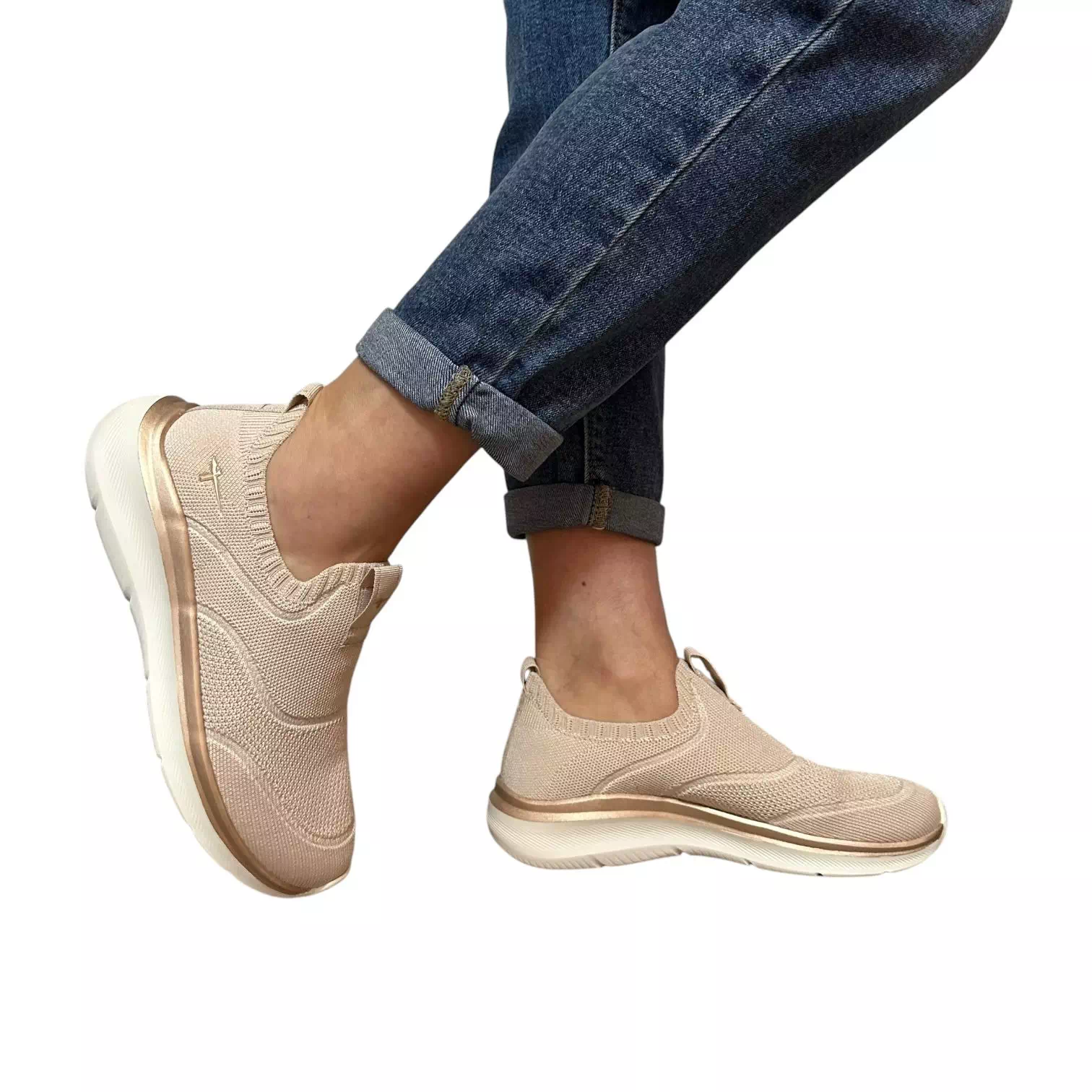 Pantofi Tamaris confort bej