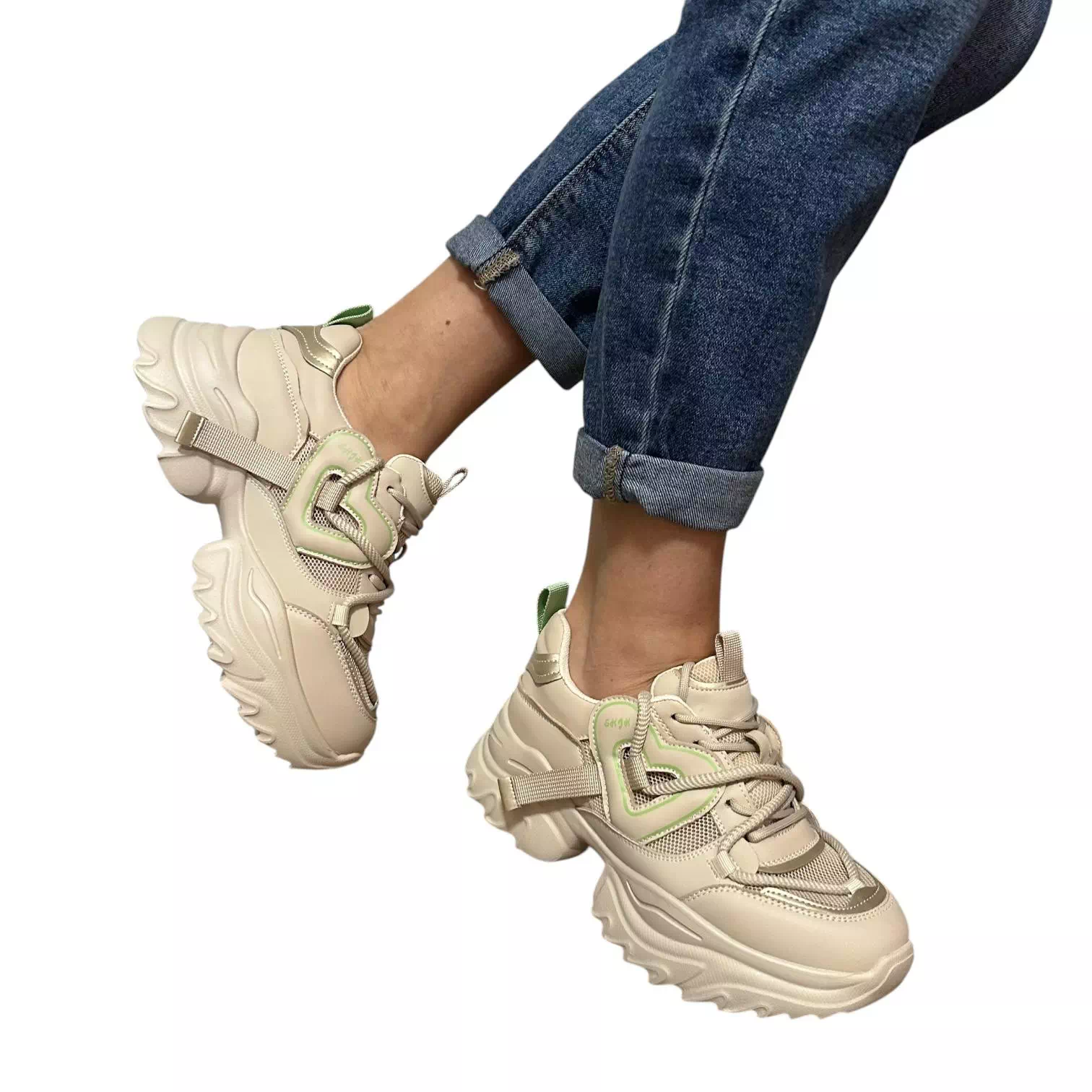 Pantofi sport bej