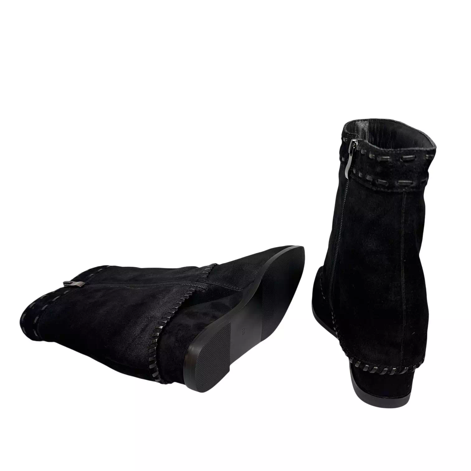 Cizme Fiore Fino negre cu pelerina