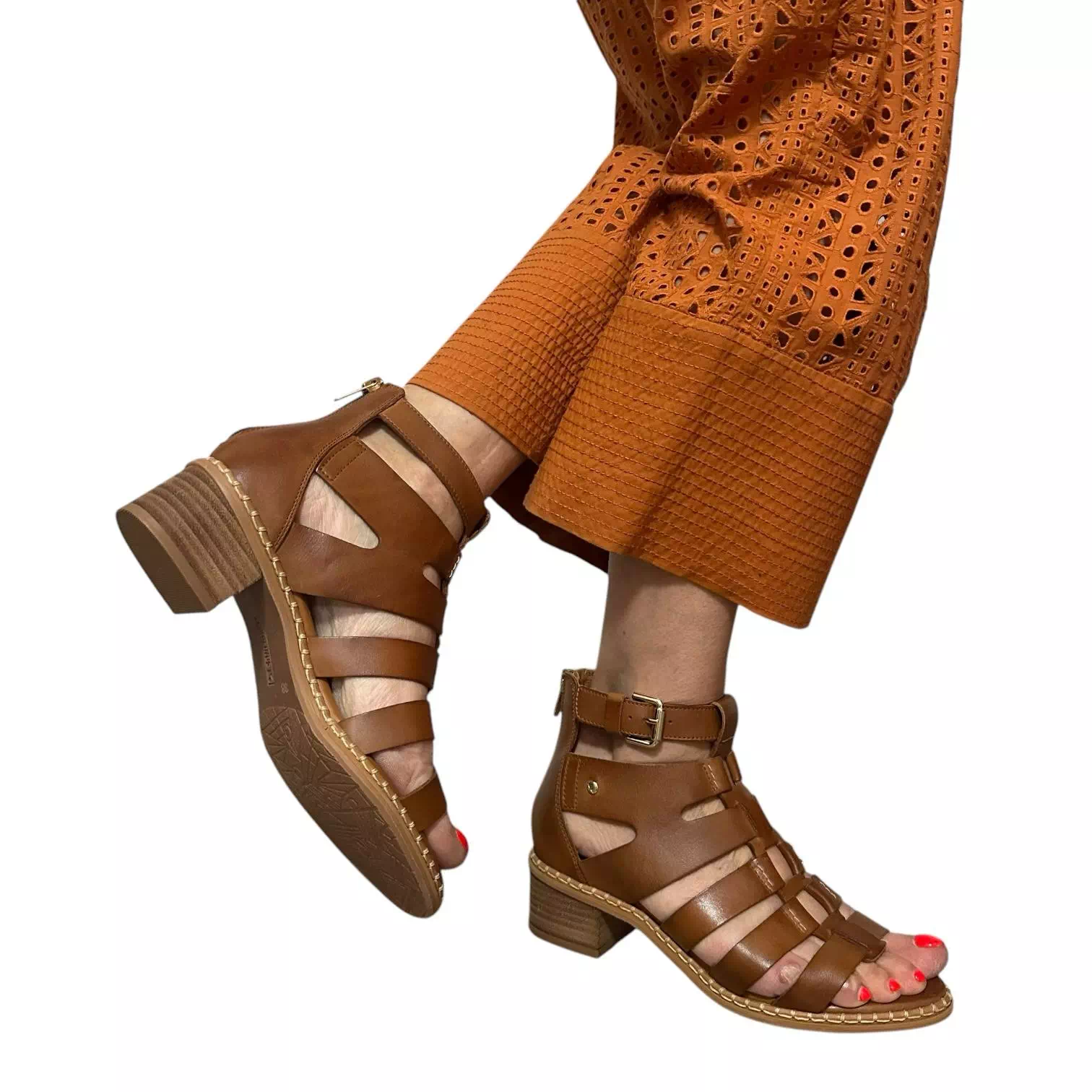 Ghete de vara Pikolinos maro