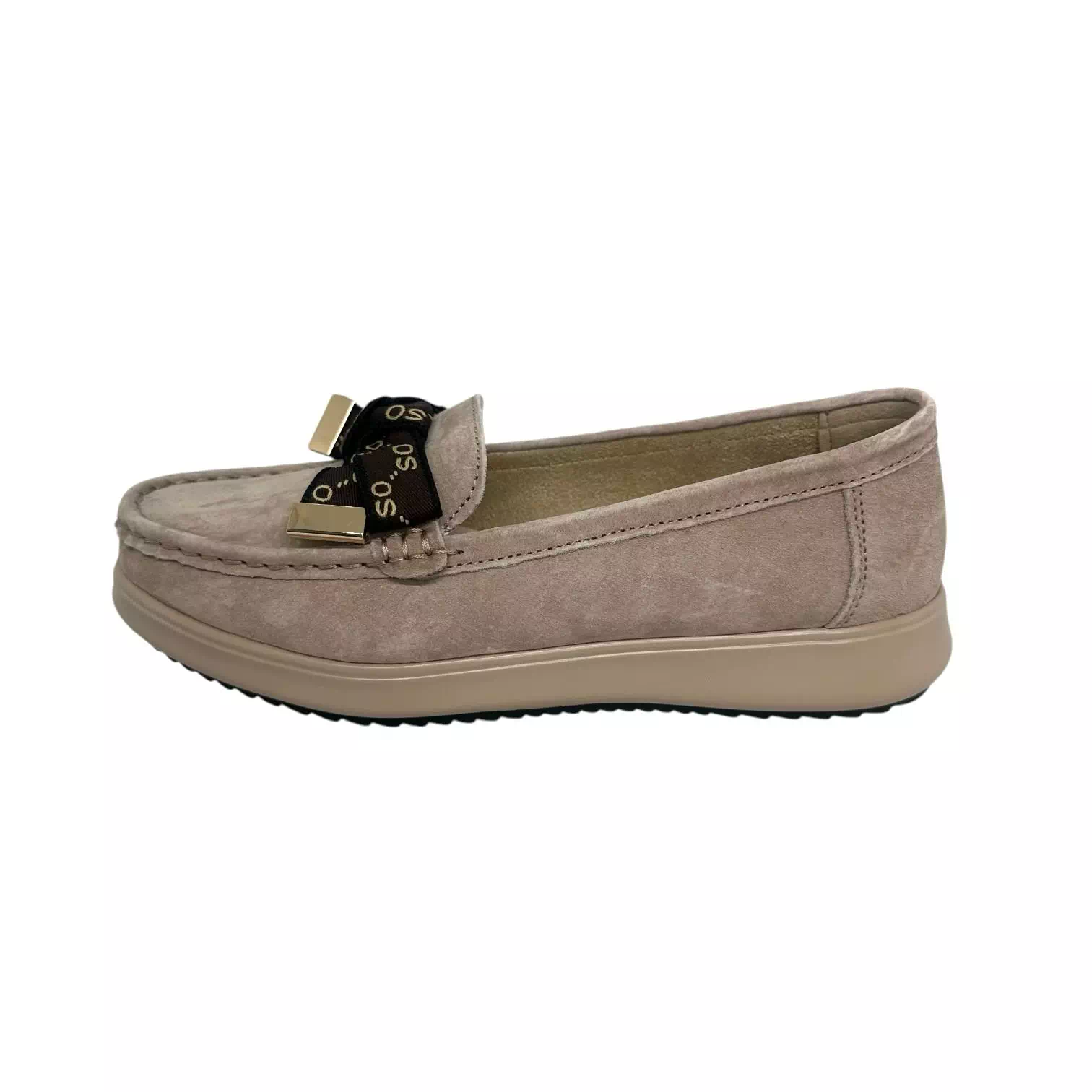 Pantofi Filippo bej cu funda