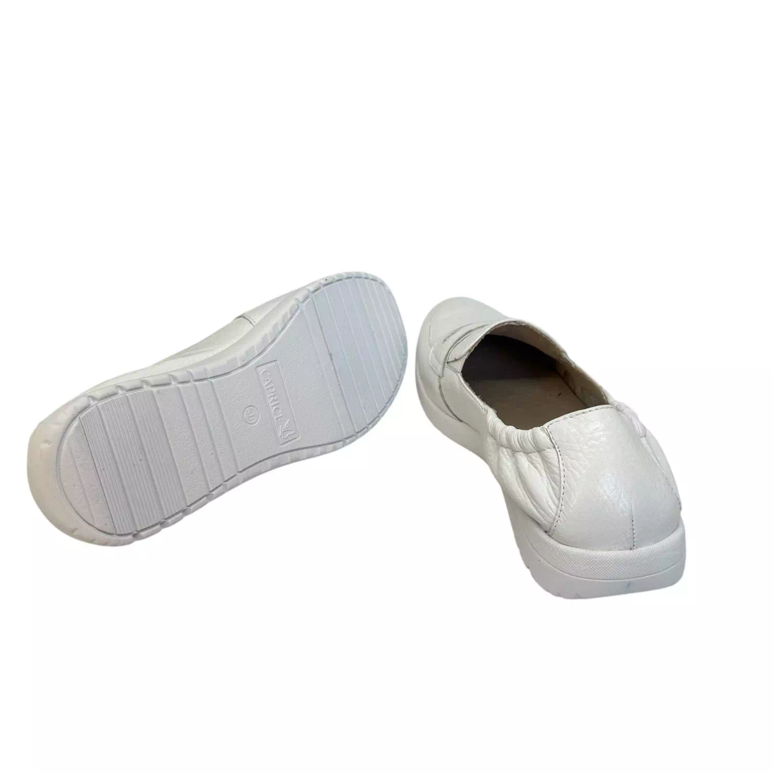 Pantofi Caprice albi