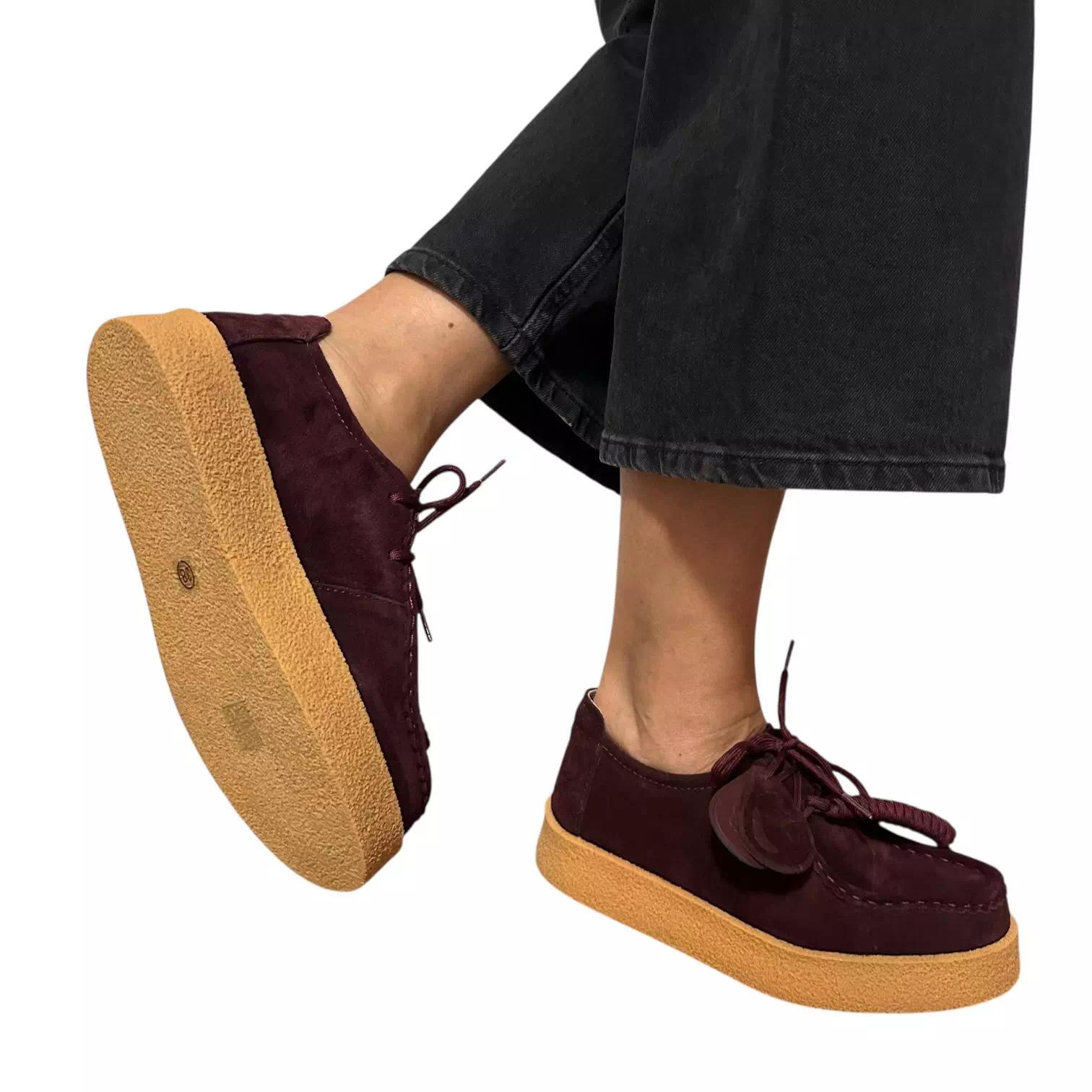 Pantofi Feeling bordo