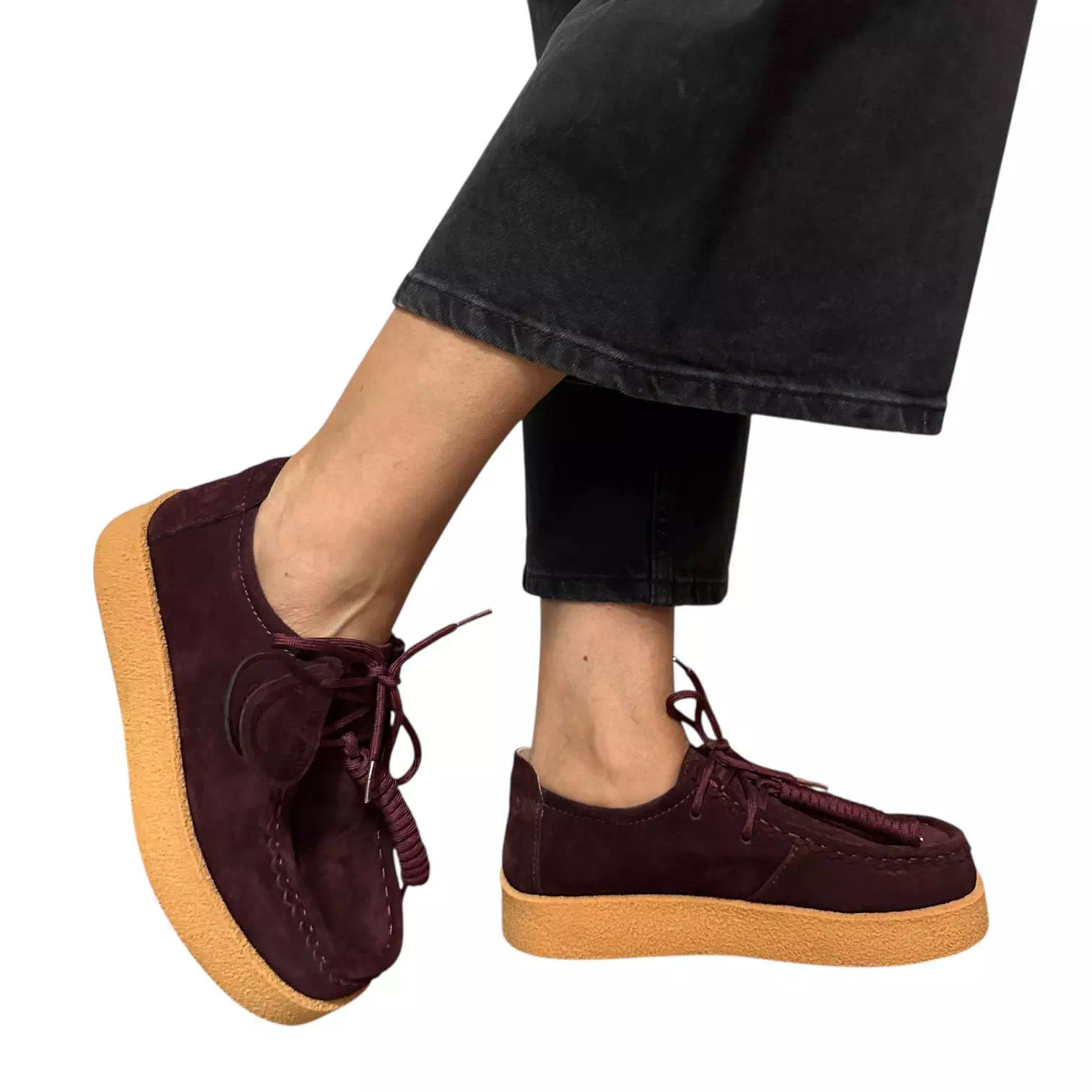 Pantofi Feeling bordo