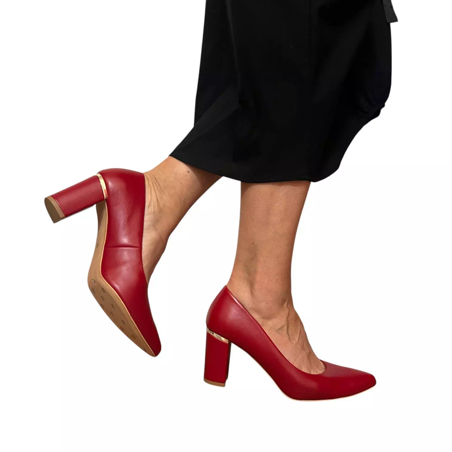 Pantofi Kordel rosii