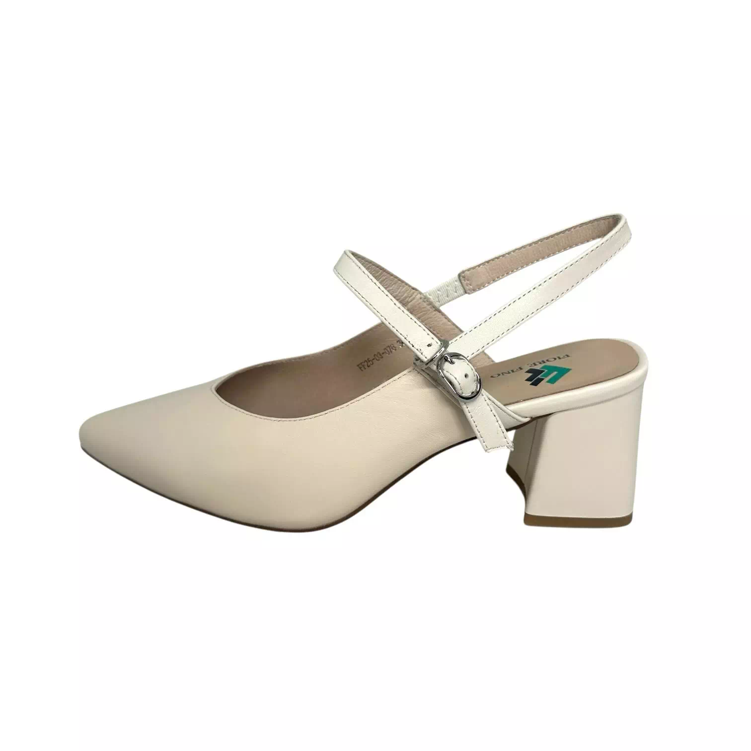 Pantofi decupati Fiore Fino crem