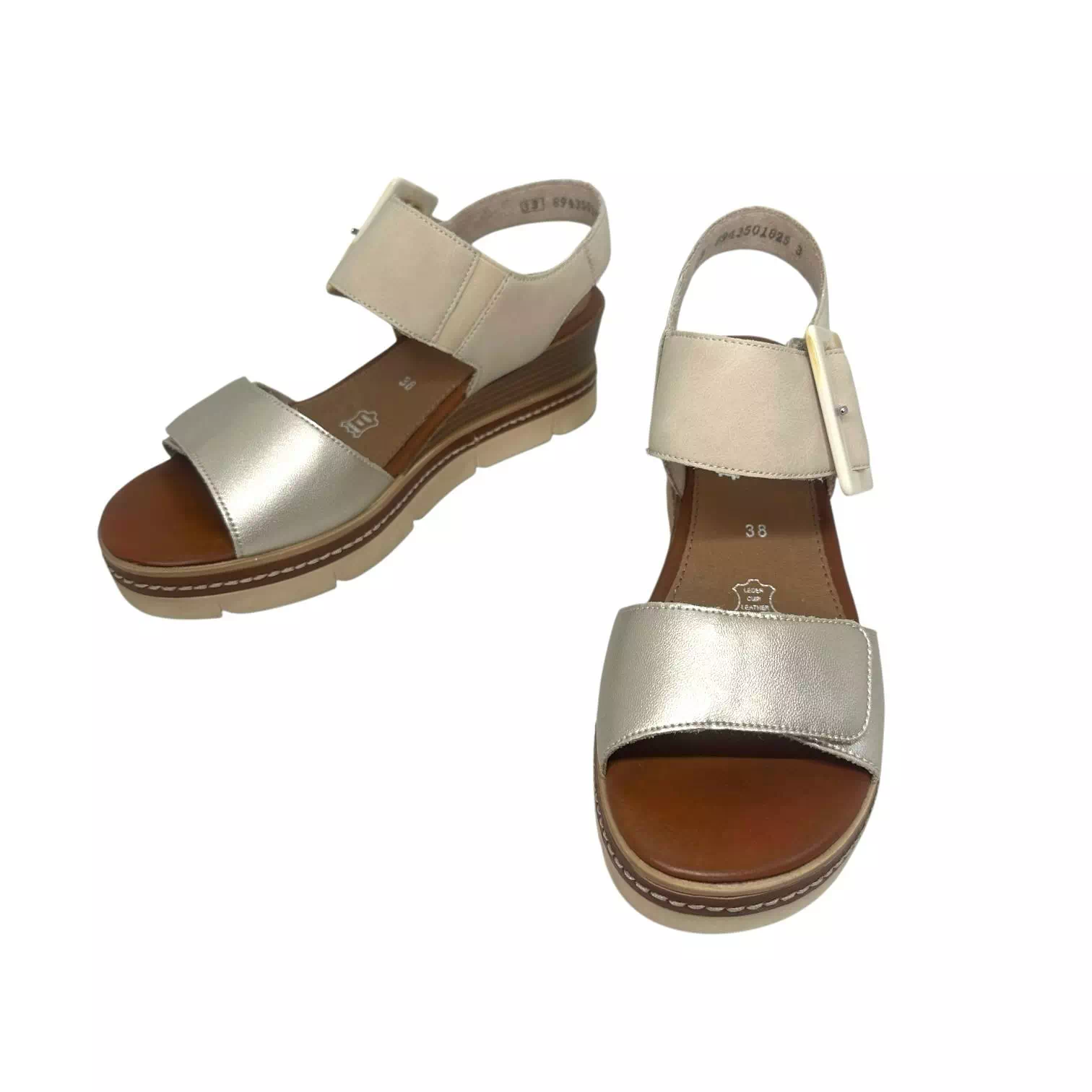 Sandale Remonte bej combinat